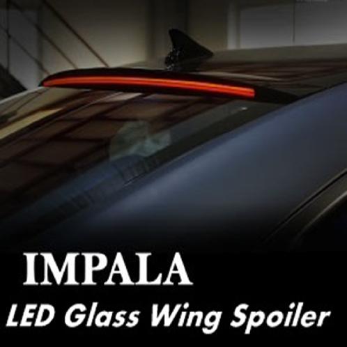  Rear Roof LED Long Surface Emitting Glass Wing Spoiler for Impala